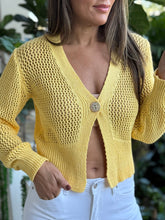 Load image into Gallery viewer, &quot;Stef&quot; Mesh Cardigan

