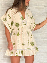 Load image into Gallery viewer, &quot;Bali&quot; Linen Short Sleeve Mini Dress
