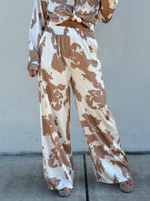 Load image into Gallery viewer, &quot;Martina&quot; Animal Print Satin Blouse And Pants Set
