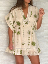 Load image into Gallery viewer, &quot;Bali&quot; Linen Short Sleeve Mini Dress
