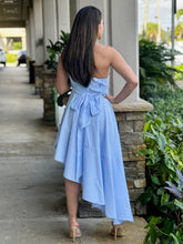 Load image into Gallery viewer, &quot;Ariel&quot; One Shoulder Asymmetric Striped Midi Dress
