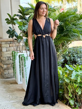 Load image into Gallery viewer, &quot;Thalia&quot; Cut Out Details Solid Color Maxi Dress
