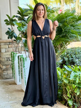 Load image into Gallery viewer, &quot;Thalia&quot; Cut Out Details Solid Color Maxi Dress

