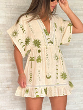Load image into Gallery viewer, &quot;Bali&quot; Linen Short Sleeve Mini Dress

