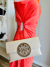 Load image into Gallery viewer, Handmade Clutch With CHain
