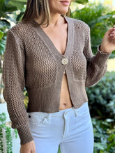 Load image into Gallery viewer, &quot;Stef&quot; Mesh Cardigan
