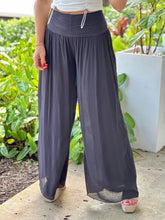 Load image into Gallery viewer, &quot;Nova&quot; High Waisted Shirred Wide Leg Flowy Pants
