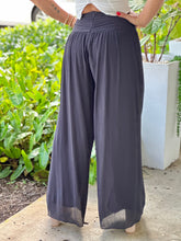 Load image into Gallery viewer, &quot;Nova&quot; High Waisted Shirred Wide Leg Flowy Pants
