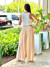 Load image into Gallery viewer, &quot;Nova&quot; High Waisted Shirred Wide Leg Flowy Pants
