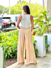 Load image into Gallery viewer, &quot;Nova&quot; High Waisted Shirred Wide Leg Flowy Pants
