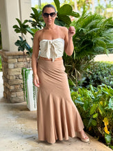 Load image into Gallery viewer, &quot;Kaia&quot; Tube Smocked Top And High Waisted Maxi Skirt
