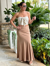 Load image into Gallery viewer, &quot;Kaia&quot; Tube Smocked Top And High Waisted Maxi Skirt

