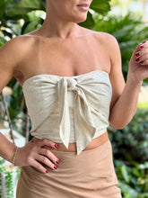 Load image into Gallery viewer, &quot;Kaia&quot; Tube Smocked Top And High Waisted Maxi Skirt
