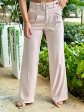 Load image into Gallery viewer, &quot;Luna&quot; Crop Sleeveless Vest And Belted High Waisted Pants Set
