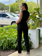 Load image into Gallery viewer, &quot;Luna&quot; Woven Twisted Crop Top And High Waisted Pants Set

