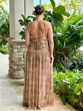 Load image into Gallery viewer, &quot;Vivienne&quot; Metal Jersey One S Strappy Dress
