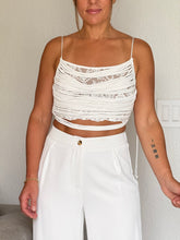 Load image into Gallery viewer, &quot;Cayena&quot; Solid High Waisted Pants And Crop Top Set
