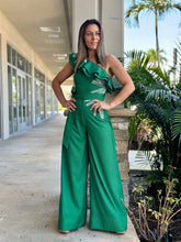 Load image into Gallery viewer, &quot;Alma&quot; Ruffles One Shoulder Jumpsuit
