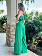 Load image into Gallery viewer, &quot;Alma&quot; Ruffles One Shoulder Jumpsuit
