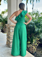Load image into Gallery viewer, &quot;Alma&quot; Ruffles One Shoulder Jumpsuit
