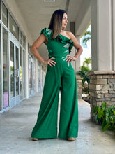 Load image into Gallery viewer, &quot;Alma&quot; Ruffles One Shoulder Jumpsuit
