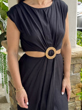 Load image into Gallery viewer, &quot;Eliana&quot; Sleeveless Cut Out Midi Dress
