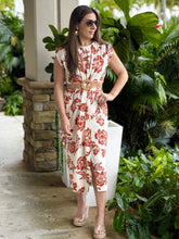 Load image into Gallery viewer, &quot;Eliana&quot; Sleeveless Cut Out Midi Dress

