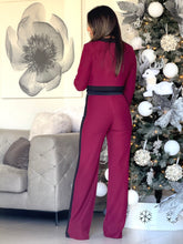 Load image into Gallery viewer, &quot;Betina&quot; Button Up Long Sleeve Top And Matching High Waisted Pants
