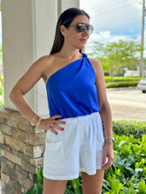 Load image into Gallery viewer, &quot;Eva&quot; One Shoulder Knot detail Top
