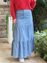 Load image into Gallery viewer, &quot;Sussie&quot;  High Waisted Denim Skirt
