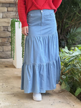 Load image into Gallery viewer, &quot;Sussie&quot;  High Waisted Denim Skirt
