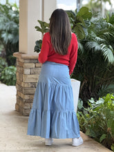 Load image into Gallery viewer, &quot;Sussie&quot;  High Waisted Denim Skirt
