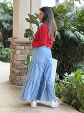 Load image into Gallery viewer, &quot;Sussie&quot;  High Waisted Denim Skirt
