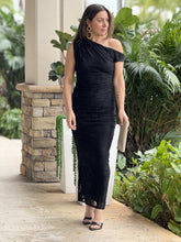 Load image into Gallery viewer, &quot;Ginger&quot; One Shoulder Lace Maxi Dress
