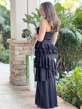 Load image into Gallery viewer, &quot;Isabelle&quot; Halter Ruffles Layers Maxi Dress
