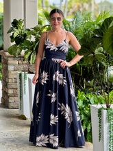 Load image into Gallery viewer, &quot;Catalina&quot; Tropical Print Self Tie Cami Maxi Dress
