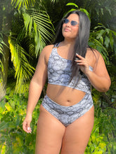 Load image into Gallery viewer, &quot;Laudela&quot; Cut Out Animal Print One piece Swimwear
