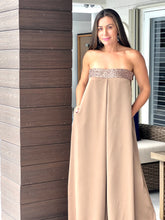 Load image into Gallery viewer, &quot;Macarena&quot; Strapless Wide Leg Jumpsuit
