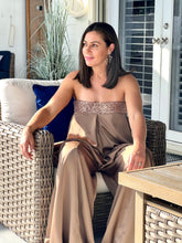 Load image into Gallery viewer, &quot;Macarena&quot; Strapless Wide Leg Jumpsuit
