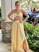 Load image into Gallery viewer, &quot;Buzios&quot; Metallic Solid Skirt Drape Set
