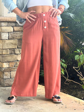 Load image into Gallery viewer, &quot;Sara&quot; Linen Elastic Waist Pants Pants
